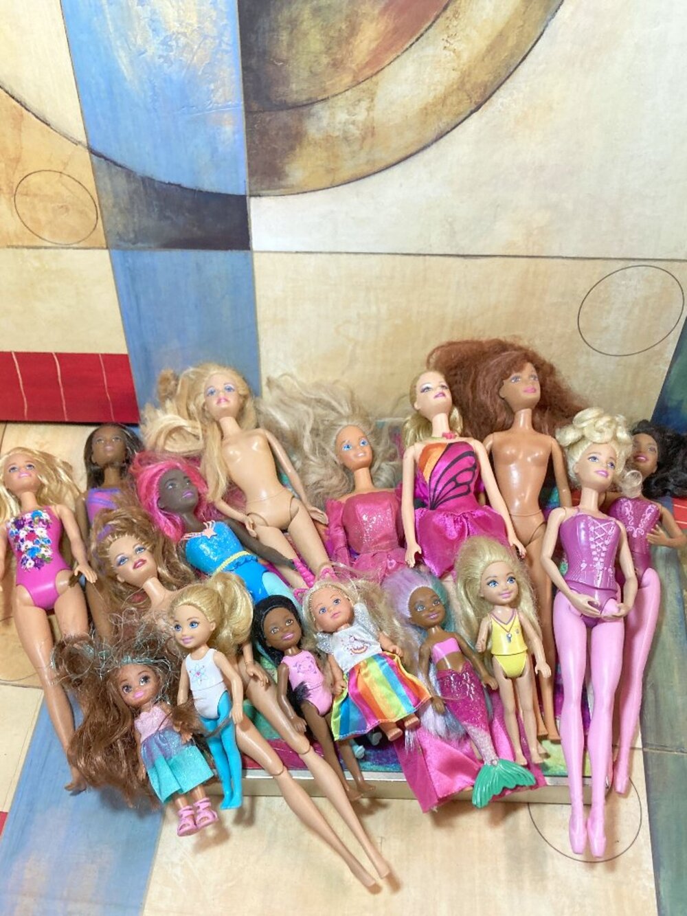 MATTEL BARBIE DOLL LOT TOYS HOBBIES COLLECTIBLES BARBIE CHELSEA KELLY